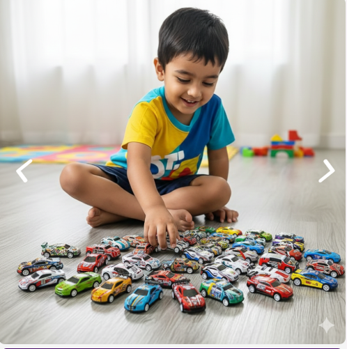 24 Pcs Mini Alloy Metal Body Car