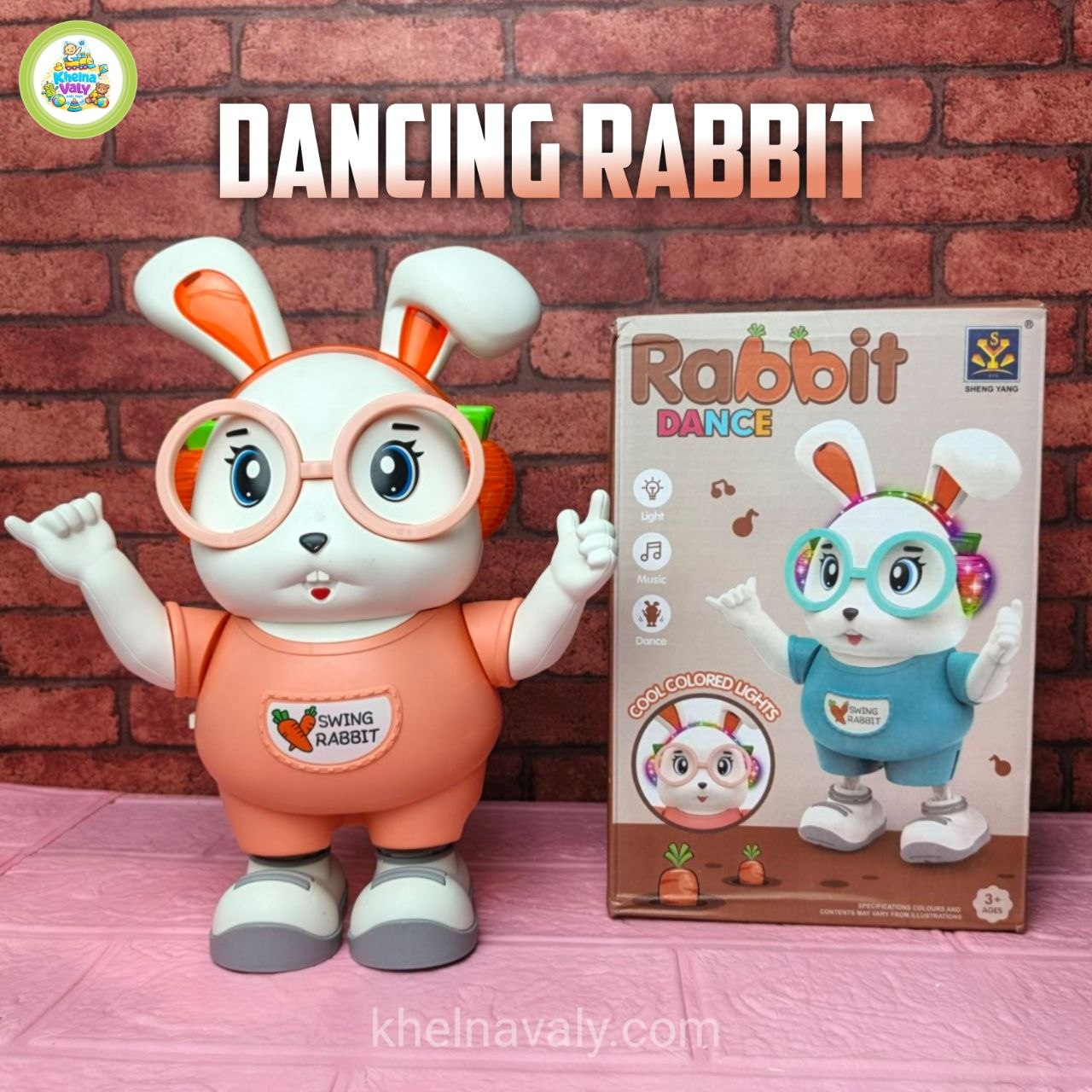 Electric Dancing Rabbit Toy for Kids