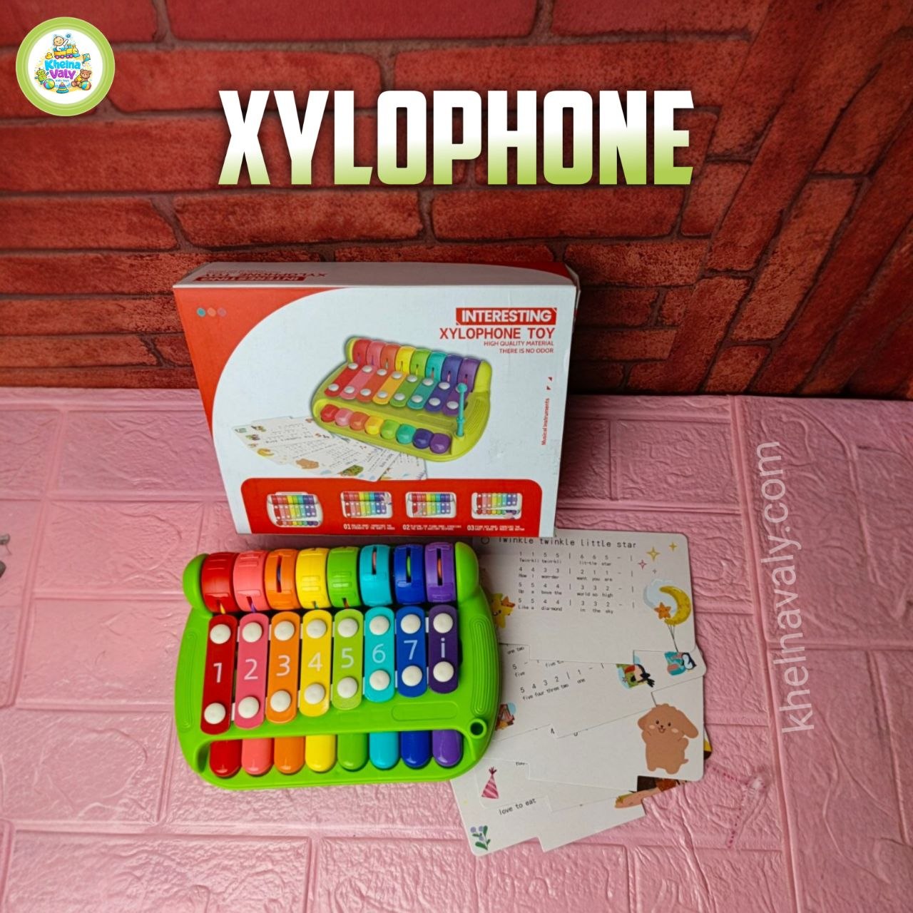 2 in 1 Baby Piano Xylophone